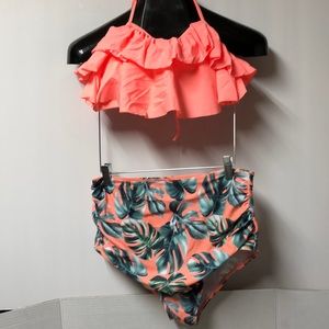 Maternity Swimsuit Bikini Brand New Peach